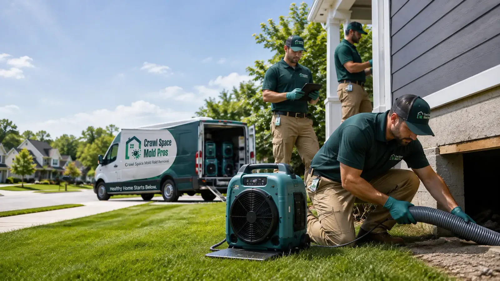 Crawl Space Mold Removal in Albrightsville, PA